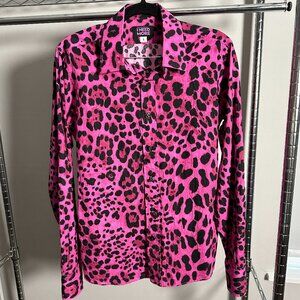 ⚡️ RARE ⚡️ I NEED MORE Pink Leopard Button Down
